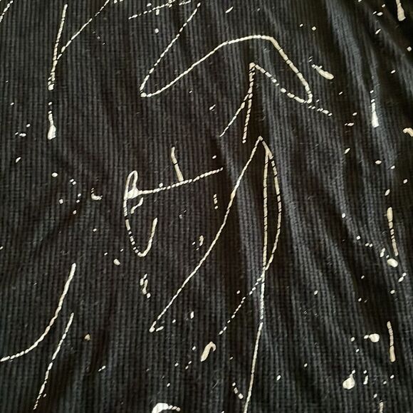 Katie J NYC Couture Girls Black with White Splatter Matching Top & Pants - Picture 8 of 8